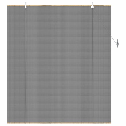 vidaXL - Rolgordijn - Grijs - 140 - x - 160 - cm - Bamboe