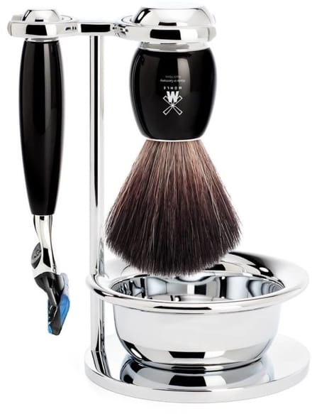 MÜHLE -Scheerset Vivo 4-delig - Zwart - Fusion