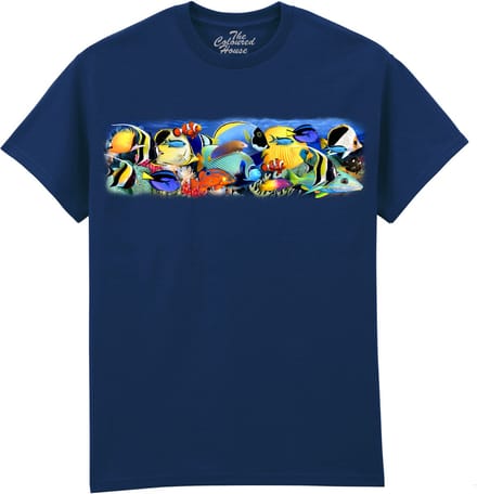 Vissen Fish Alive The Coloured House T-shirt M