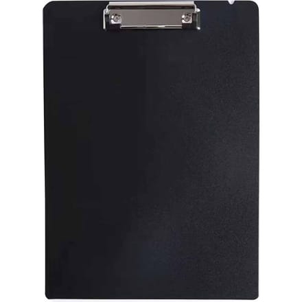 A4 Klembord Verdikt Multifunctioneel Bureau Documentenhouder voor Bestanden Materialen School Kantoor Black