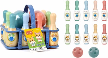Bowlingset Kinderen - Kegelspel - Bowlingset Speelgoed - Kegelset - Bowlingbal