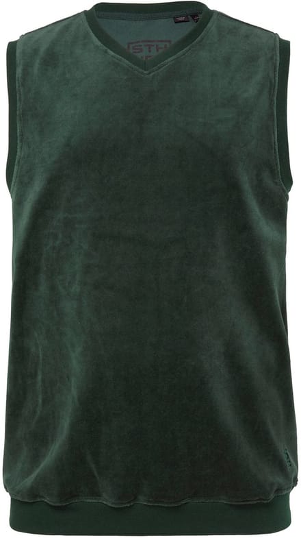 STHUGE - Heren - Slipover nicky V-hals - Donkergroen - Maat 3XL