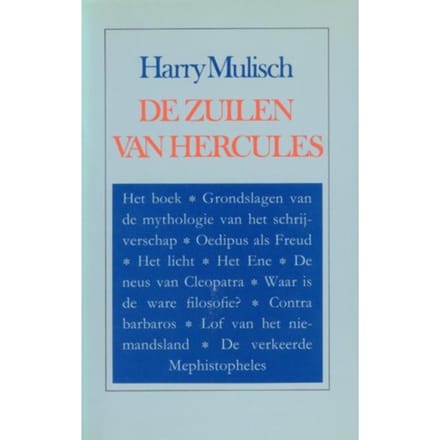 De Zuilen Van Hercules - Bbliterair - Harry Mulisch