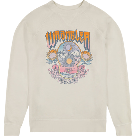 WRANGLER CREW SWEATSHIRT VINTAGE WIT, 3XL S