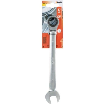 Kwb ratelring-steeksleutel 17 mm