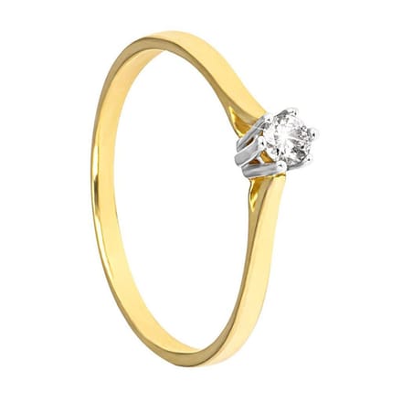 Di Lusso - Ring Genova - 14 Karaat Goud - Dames - 19.00 mm
