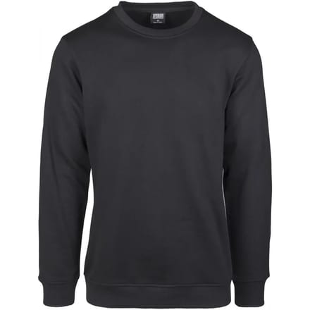 Urban Classics - Basic Terry Crew Sweater/trui - S - Grijs