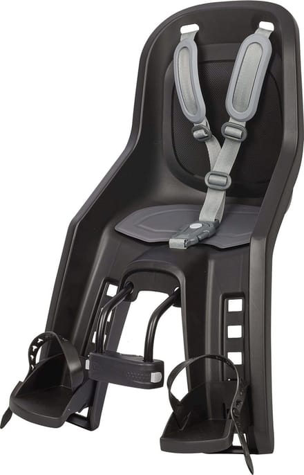 Polisport Bubbly Mini Plus Kinderzitje - Zwart/Donkergrijs