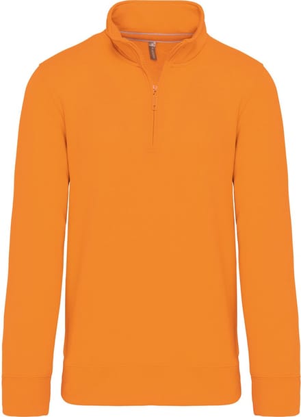 Kariban Sweater met ritshals K487 - orange - XL
