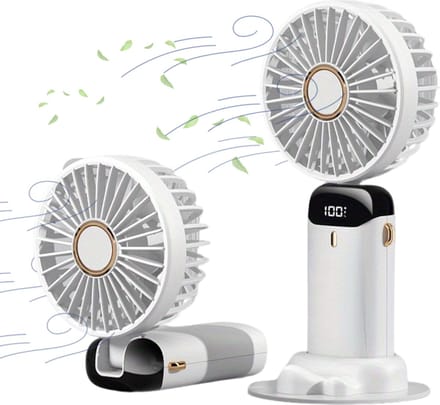 Livano Ventilator Staand - Ventilatoren - Tafelventilator - Statief - Extra Verkoelend - Aircooler - Cooling Fan - Cooler - Wit