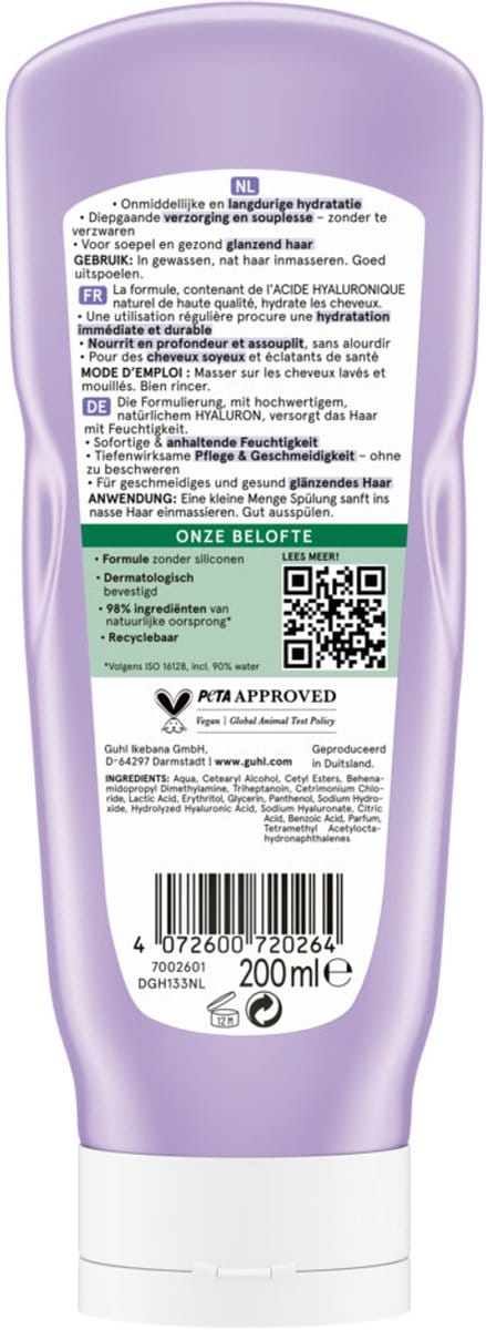 Guhl Conditioner Hyaluron Verzorging - 200 ml