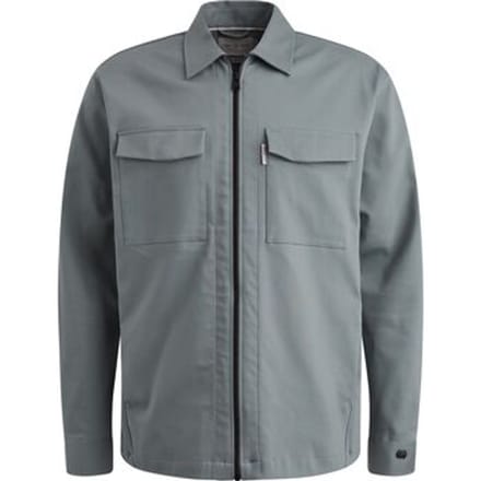Sweaters Cast Iron Tech Overshirt met rits Stormy Blauw