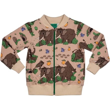 Rits sweatshirt voor kinderen Raspberry Republic Wooly Mammoth