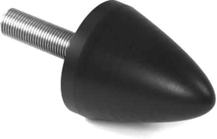 Rubbermagazijn - Parabool demper - Type KP/D - 20x24mm - M6 - Set 10 stuks