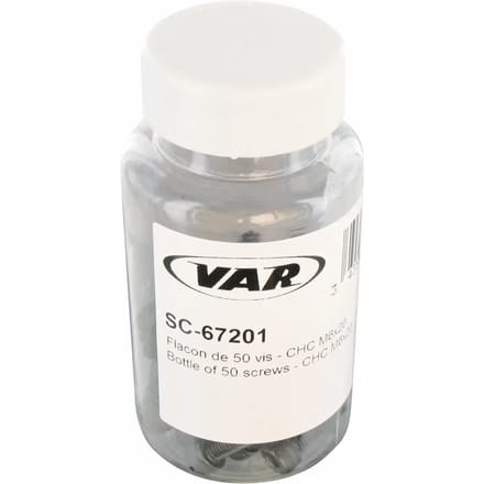 Var Socket Head Bolts Schroef 50 Eenheden Zwart M6 x 20 mm