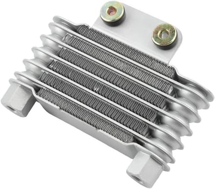 Motorfiets Radiator - Oliekoeler - Motor Koelen - Zes Rij Structuur - 50CC-150CC - Zwart