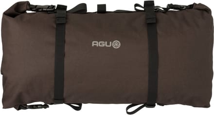 AGU Venture - Stuurtas - Fiets tas - 17L - Bruin - Waterafstotend - Roll-top sluiting - 3M Reflectie - Gerecycled polyester