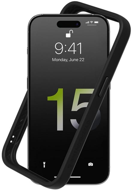 RhinoShield CrashGuard NX iPhone 15 Pro zwart