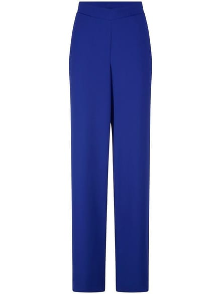 Straight Fit-broek Van Peter Hahn blauw