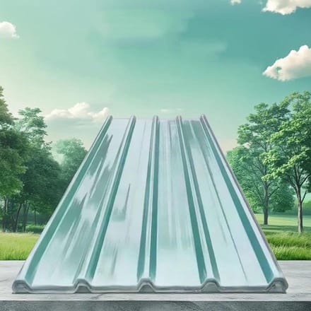 Gegolfde Dakplaten - Transparante Panel - Dak Beschermen - Hoge Lichtdoorlatendheid - 0.9x0.9m 2 stuks - Transparant