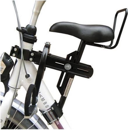 Zadel op Stang Model 4 - kinderzitje damesfiets - oversized onderbuis - 78 mm