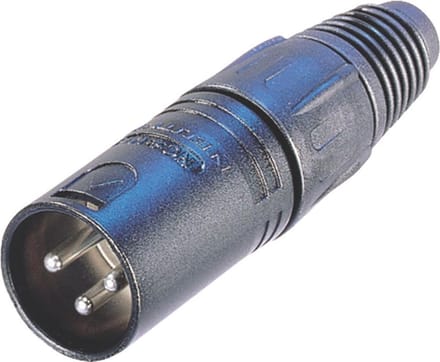 Neutrik NC3MX-BAG XLR 3-pins (m) connector / zwart