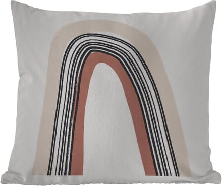 Buitenkussen - Regenboog - Pastel - Design - 45x45 cm - Weerbestendig