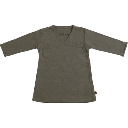 Baby's Only Jurkje Melange - Khaki - 68 - 100% ecologisch katoen - GOTS