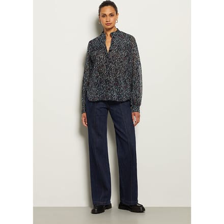 Alchemist Blouse Fevronia Midnight Blue Größe: 34 | Blusen Outlet | Damen | Blau