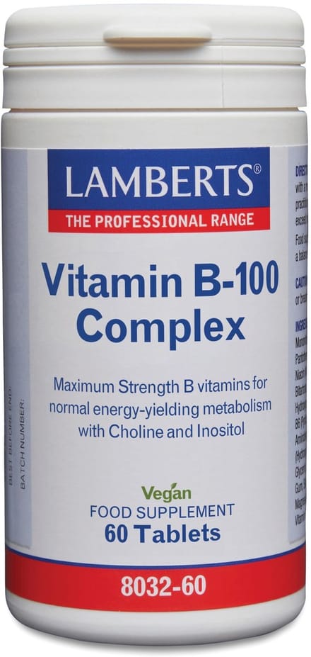 Lamberts Vitamine B100 Complex - 60 Tabletten