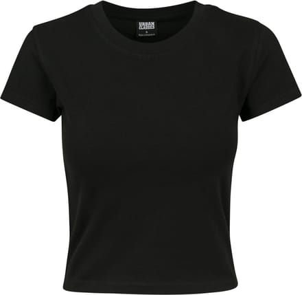 Urban Classics - Stretch Jersey Crop top - 3XL - Zwart