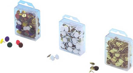 WEDO Punaises, messing, diameter: 10 mm