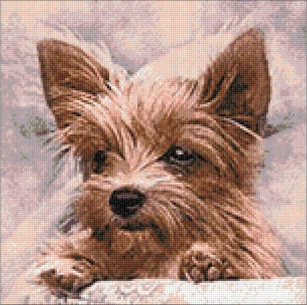 Wizardi Diamond Painting Kit Fluffy Friend WD2307