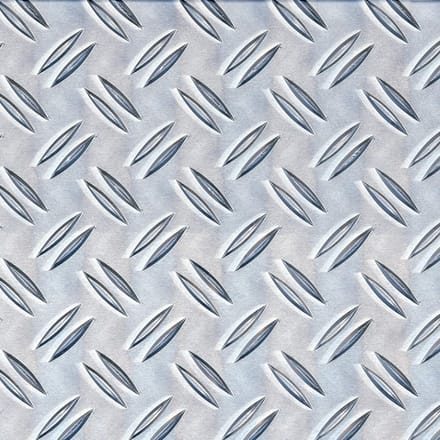 Geribbeld Aluminium Structuurplaat 200 x 1000 mm – Natuurlijke Afwerking