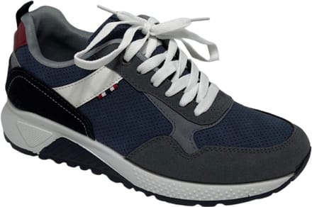 Vinto® Heren Schoenen - Klittenband Sluiting - Sneakers - Rubberen Zool - Grijs - Maat 44