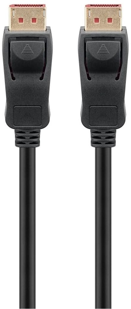 Goobay DisplayPort-kabel 2.1, 80gbit/s (16K/60 Hz DSC), kabellabel