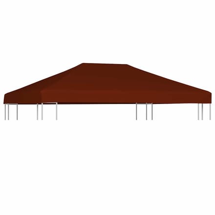 vidaXL - Prieeldak - 310 - g/m² - 3x4 - m - terracota