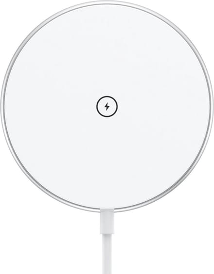 Oplader - Magnetische draadloze oplader 15W fast charging - wit