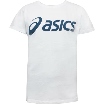 Asics Logo Heren Wit T-Shirt
