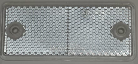 Reflector wit 90x40mm schroefbaar