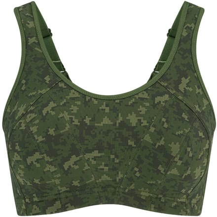 Shock Absorber Active Multi Sport BH – Bronze Green Print - 80C