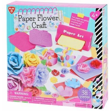 Play knutselset papieren bloemen maken - creatief speelgoed 38dlg.