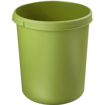 HAN KLASSIK 1834-05 Prullenbak 30 l (Ø x h) 30.3 cm x 41 cm Polypropyleen Groen 1 stuk(s)