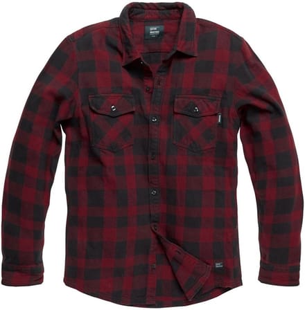 Vintage Industries Globe heavyweight shirt red S