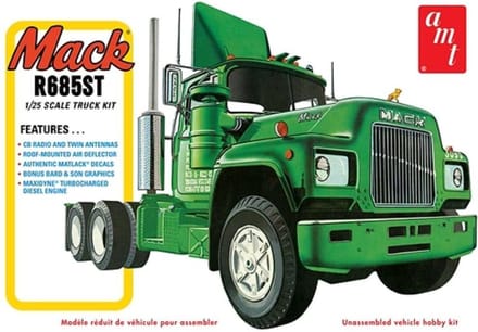 AMT Modelbouwpakket Landbouwvoertuigen - 1039 Mack R685ST Semi Tractor Plastic - 1:25 - Modelbouw
