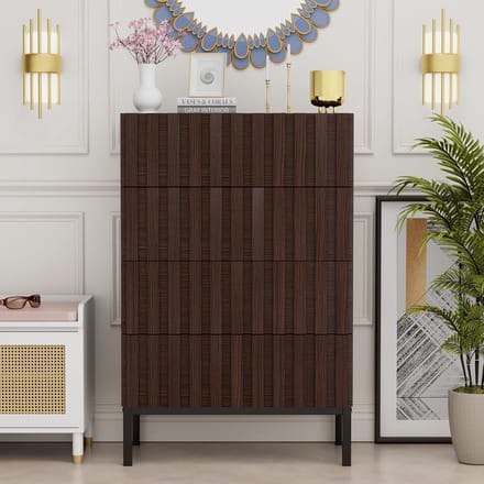 Commode 6 Laden 73x100x35 cm - 73x100x35 cm - Bruin - Medahomestore
