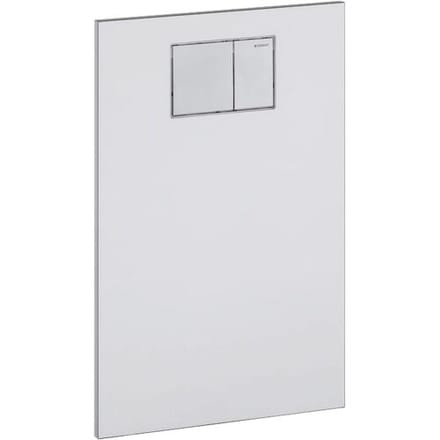 AquaClean Design glass plate for attachments on Geberit concealed cisterns Art. 115.324.SI.1