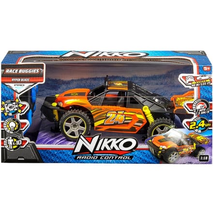 RC Auto NIKKO RC Race Buggies Hyper Blaze - Bestuurbare Auto - 8 km/h - Oranje - Kinderen vanaf 6 jaar