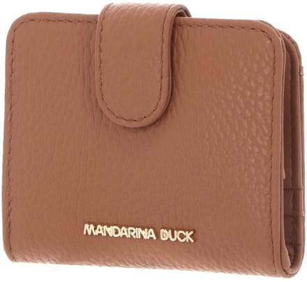 MANDARINA DUCK Leren kaarthoes Mellow Leather Card Case Pecan Nut Lichtbruin