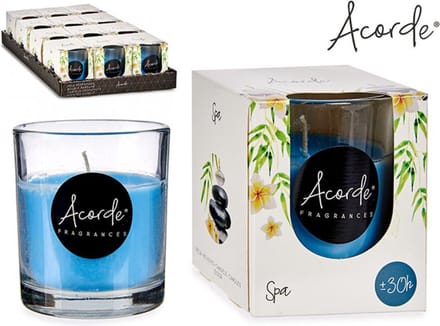 Acorde - Geurkaarsenset 2 stuks - SPA + OCEAAN - in glas - 30u